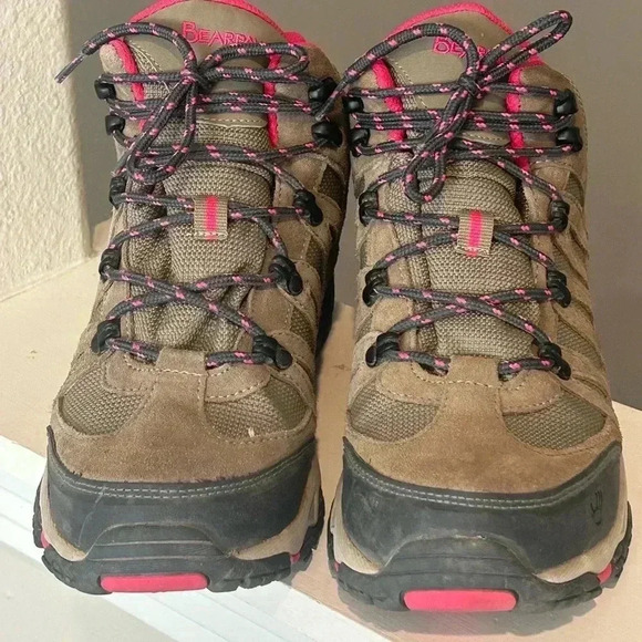 Bearpaw Women's Ridgewood Mid Suede Hiking Boots LV5 Cocoa Size US: 8 - Picture 6 of 9